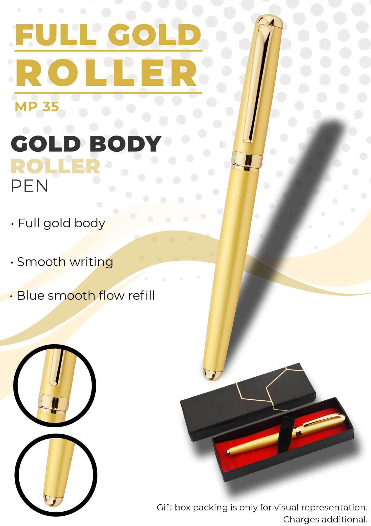 Full Gold Body Roller Pen Full Gold Body Roller Pen